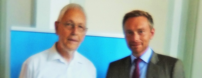Fraktionsvorsitzender Gert Weber 40 Jahre in der Burscheider FDP